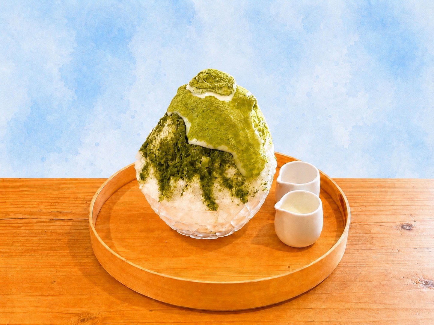 濃厚抹茶ミルク大福のかき氷